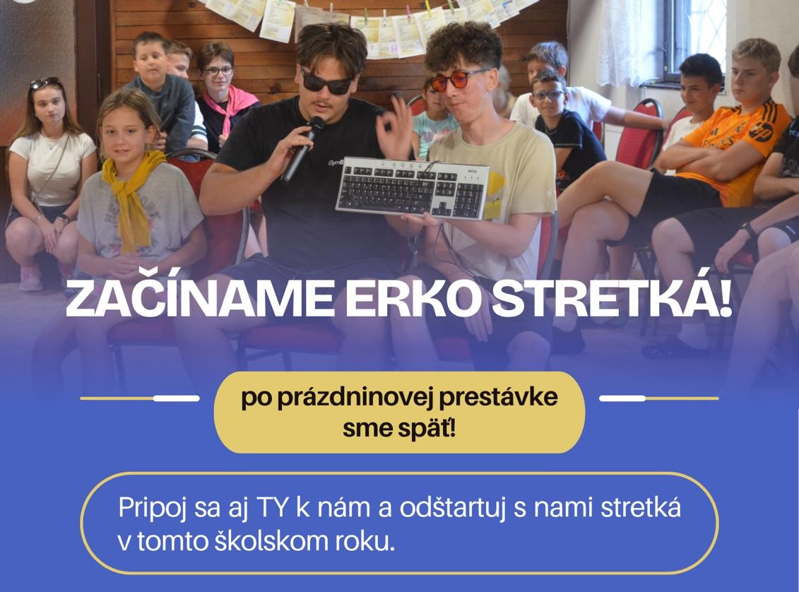 eRko stretká opäť štartujú – 4. september 2026